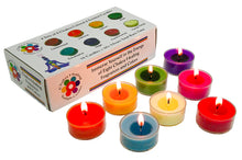 Load image into Gallery viewer, Chakra Scented Tealight Candles - 2 Sets of 8 Colors and Scents, 16 Total - Great for Relaxation and Meditation - All 7 Chakras + Soul Star