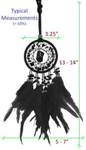 Load image into Gallery viewer, dreamcatcher shown with typical dimensions