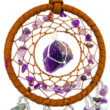 Load image into Gallery viewer, dreamcatcher polished and rough milky amethyst stones