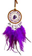 Load image into Gallery viewer, Violet Crown Chakra Dreamcatcher