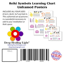Load image into Gallery viewer, Spiritual Posters in Four Sizes - Reiki, Chakras - Unframed Wall Art for Meditation and Relaxation