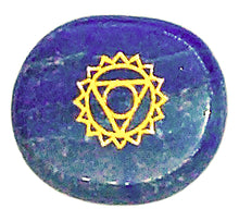 Load image into Gallery viewer, Chakra Stones, Engraved Symbols - Reiki Healing - Polished Stones, Chakra Chart, Chakra Symbols, Affirmations, Meditation, Stone ID Cards