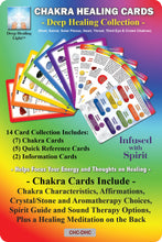Load image into Gallery viewer, Chakra Healing Cards for Meditation and Reiki - Deep Healing Collection - Digital Download