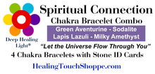 Load image into Gallery viewer, 7 Chakra Natural Stone Bracelets - 8mm Beaded Stretch Bracelet Jewelry for Women or Men - Metaphysical and Spiritual Healing Accessories