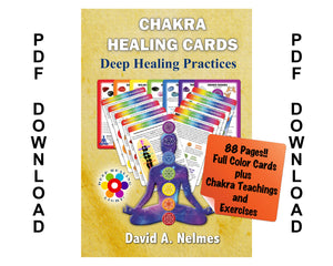 Digital Chakra Healing Cards - Deep Healing Practices - 88 Page Digital PDF Download - Includes Chakra Healing Cards and Expanded Chakra Teachings