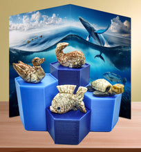 Load image into Gallery viewer, Spirit Animal Worlds - Hand Carved Collections of Natural Stone Figurines with Display Stands and Spirit Animals Information Card