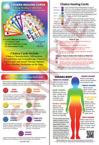 Chakra Healing Cards for Meditation and Reiki - Deep Healing Collection - Digital Download